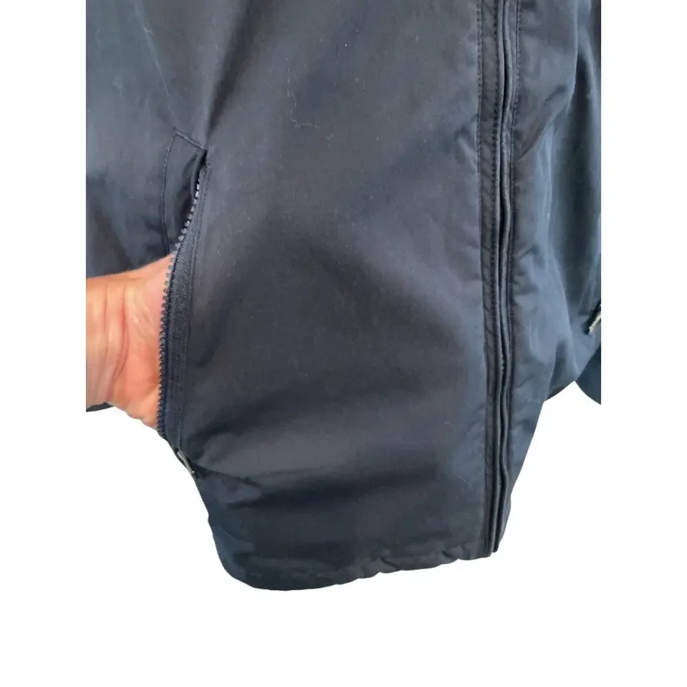 Vintage 90s Polo Ralph Lauren Harrington Jacket Mens XXL Navy Blue Zip-up Preppy